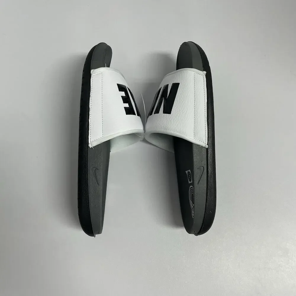 Nike Offcourt Slide Dark Grey White BQ4639 001 Size 9 Men Sandal House Slipper